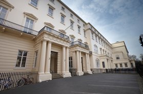 The exterior of the Royal Society, London