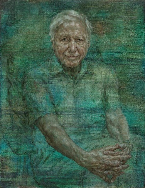 David Attenborough portrait